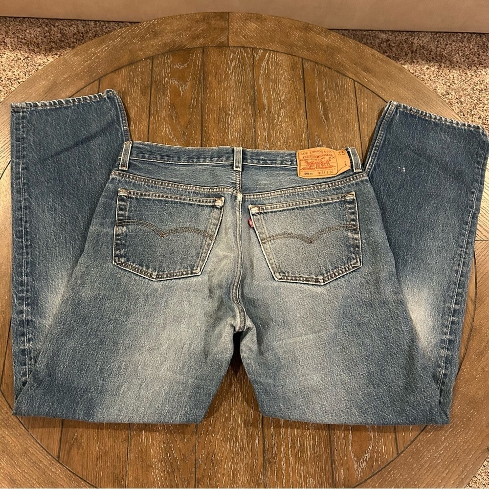 Vintage 501xx Men's Blue
Button Fly Jeans 90s Made in
USA